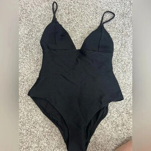 black one piece bikini h&m